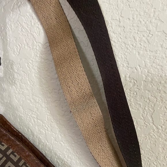 Fendi GUC Zucca Canvas Shoulder/Crossbody Bag w/Leather Trim - Picture 13 of 13